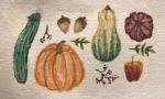 Youth art cards: fall vegetables